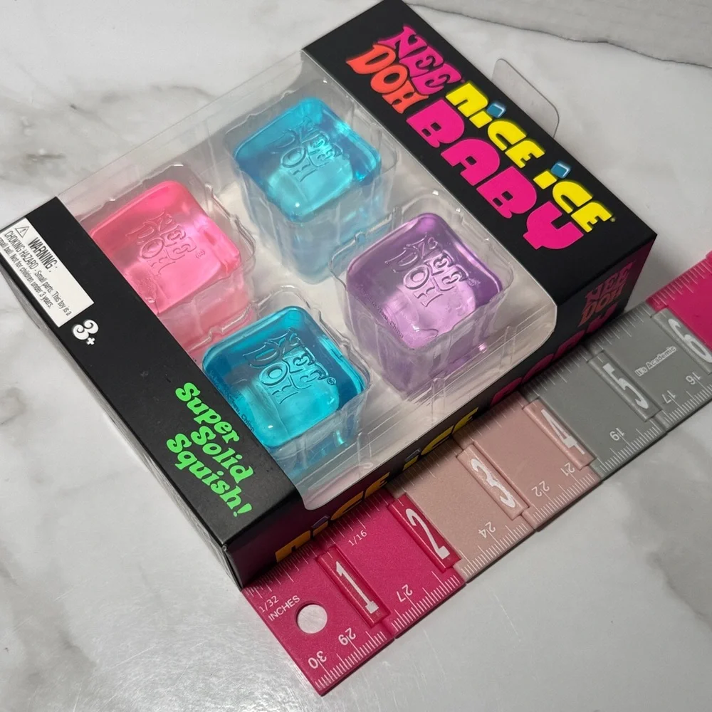 NeeDoh Nice Ice Baby Blue Pink Purple. New - Picture 2 of 7